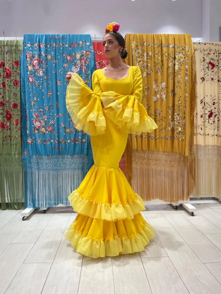 VIVA LA FERIA Ambar robe flamenca