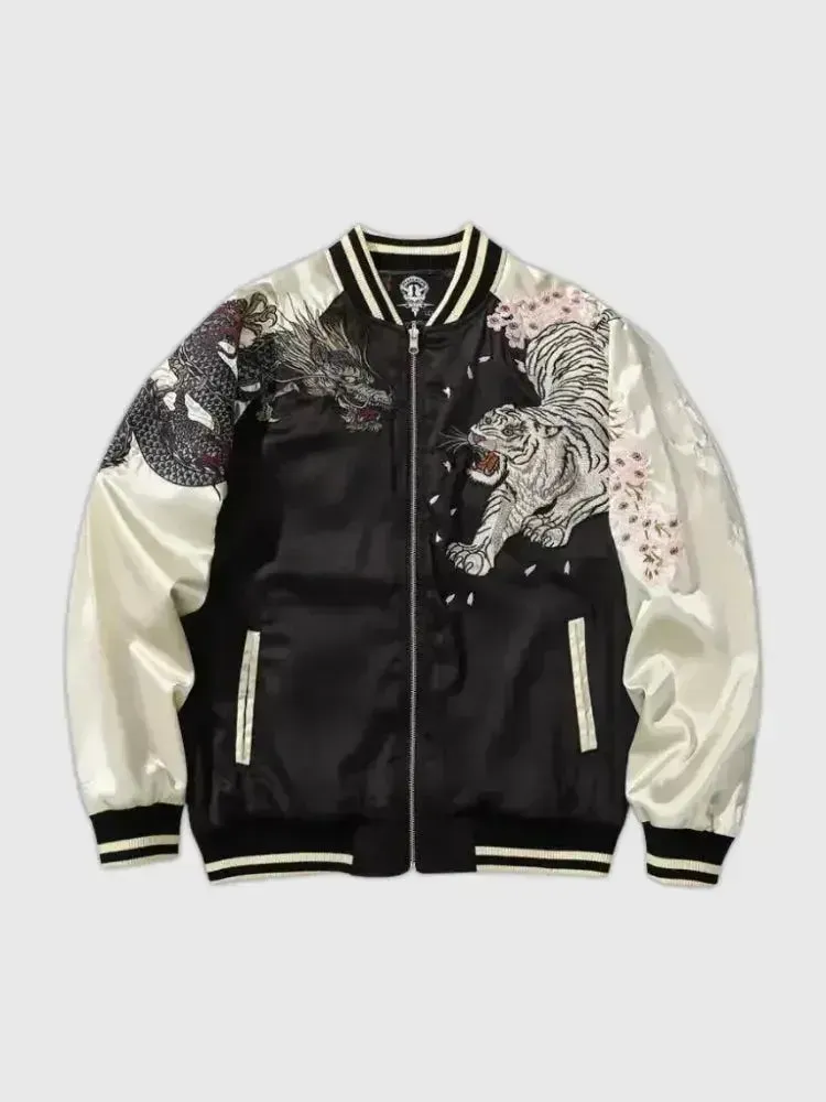 Japon style mainoho blouson sukajan phénix
