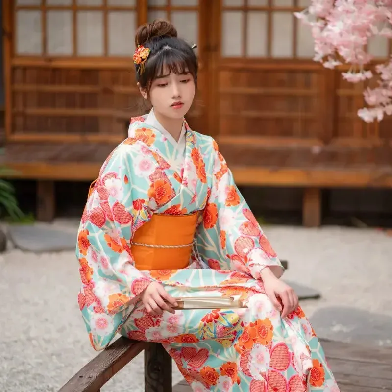 Japon style Kasumi kimono japonais femme manches longues
