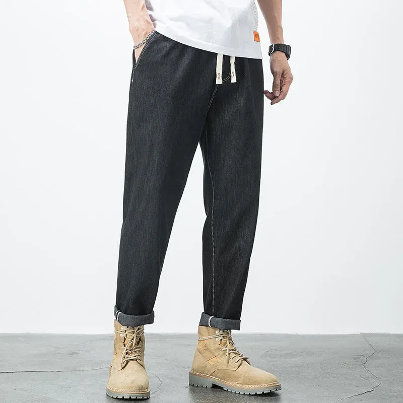 Japon style Ikki Pantalon Denim Confort