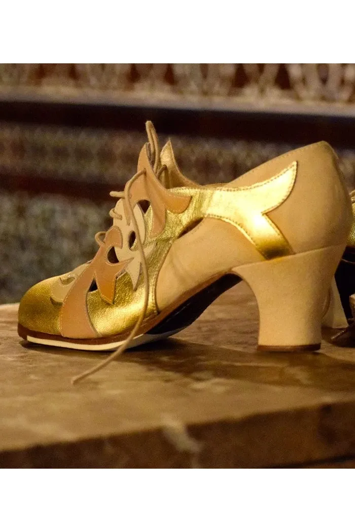 Viva la Feria Cuentos de Azúcar chaussures flamenco cuir