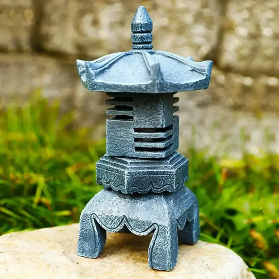 Japon style Lanterne aomori solaire jardin zen authentique