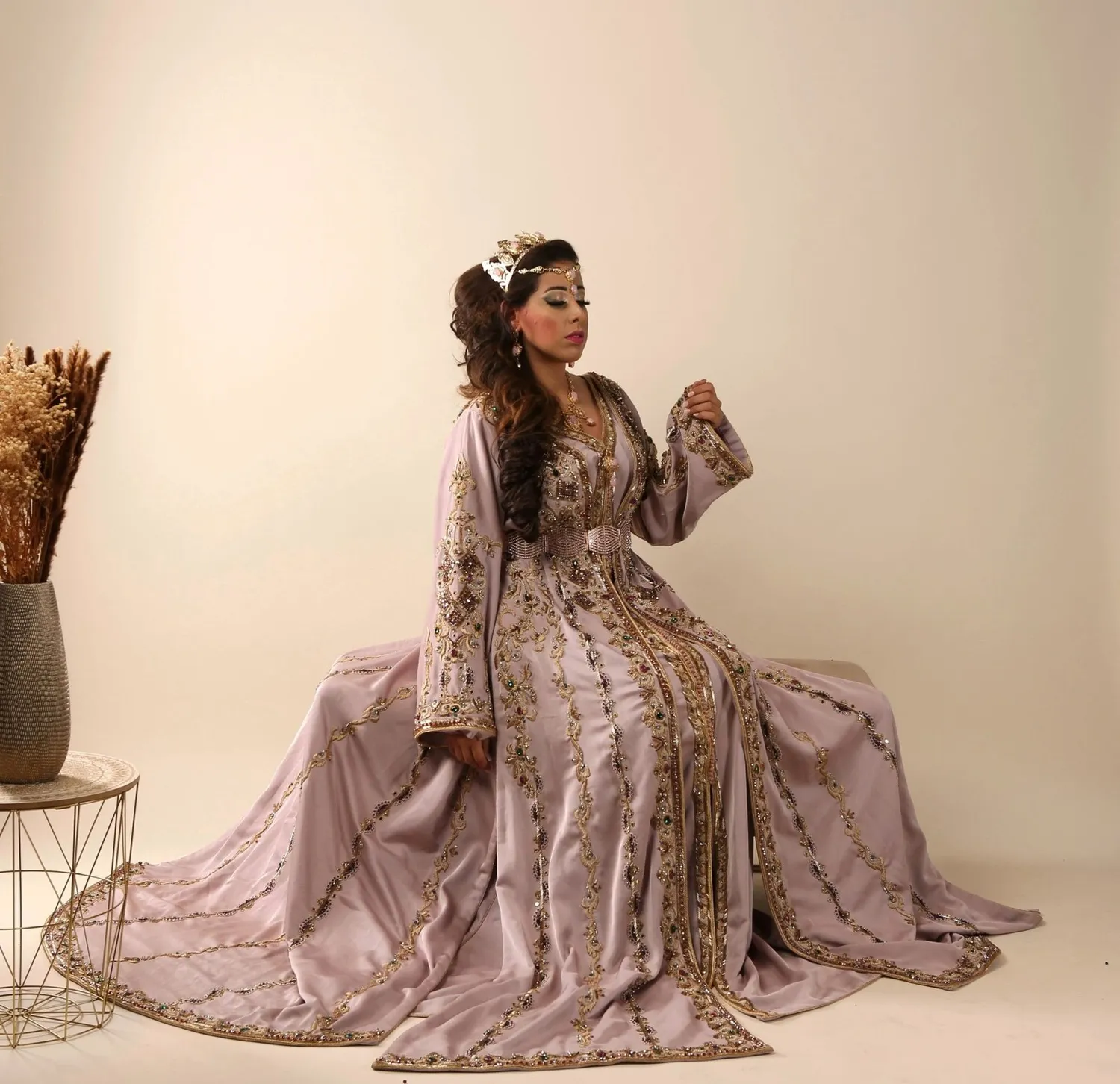 Célèbr'Orient Lana takchita violine perlée
