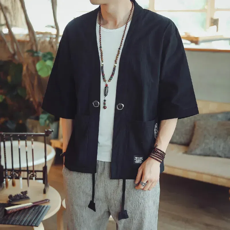 Japon style kimono homme streetwear