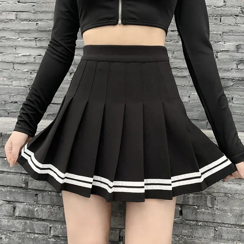 Japon style Jupe Plissée Japonaise jupe