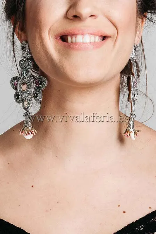 Candela de Reina Lirio boucles flamenca soie