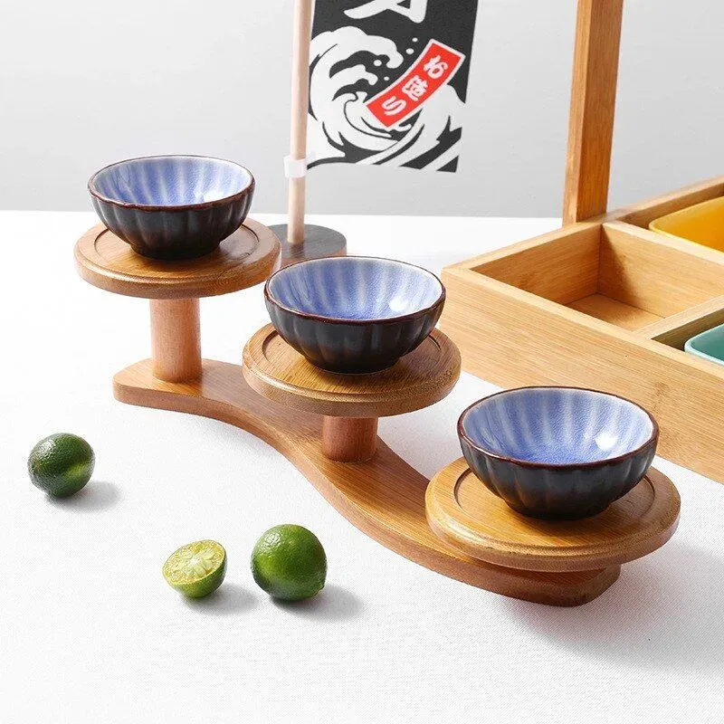 Japon style Sushi Shelf Hiroo support à sushi en bois