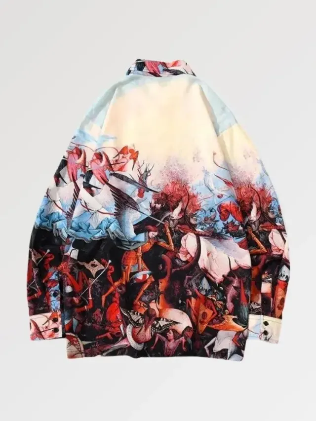 Japon style ‘Bushido Code’ chemise samouraï
