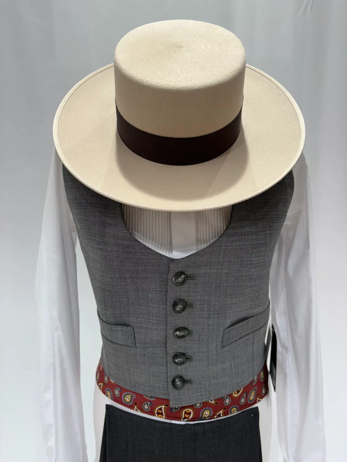 Viva la Feria Roma costume campero gris