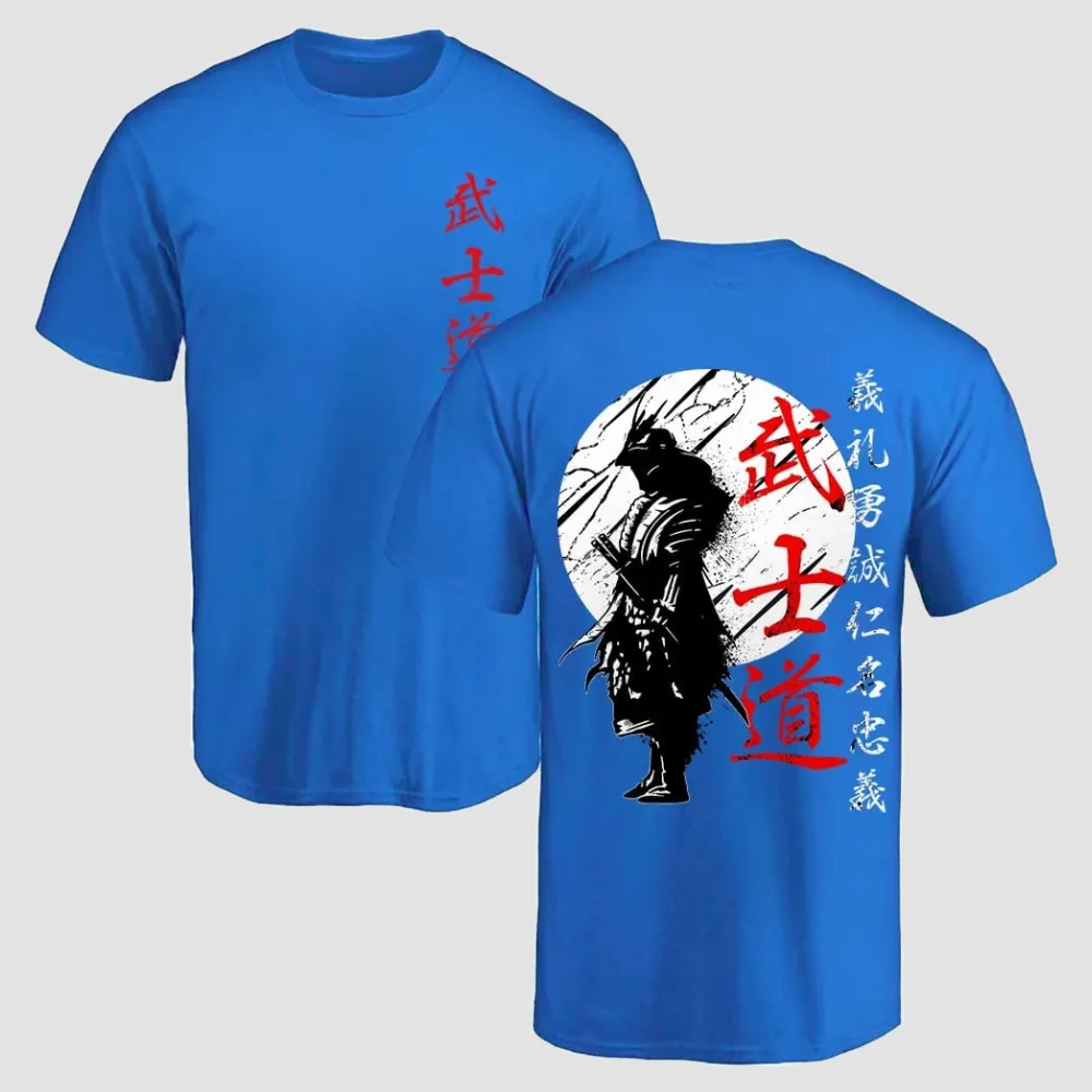 Japon Style Samurai T-shirt Motif Guerrier