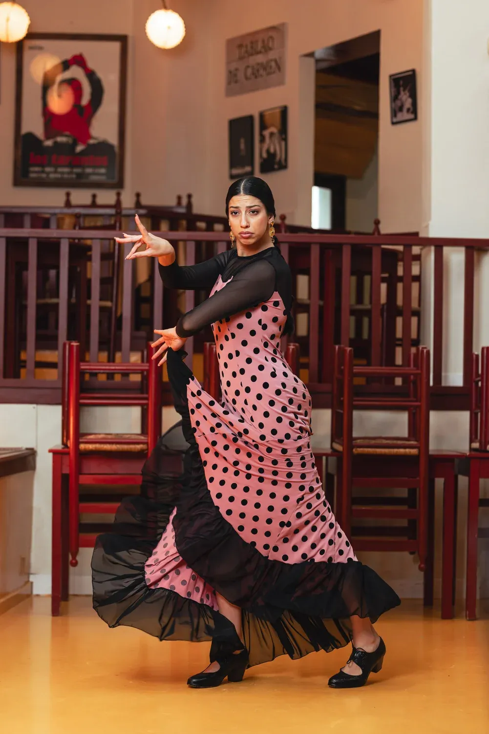 Viva la Feria Tanguillo robe danse flamenco extensible