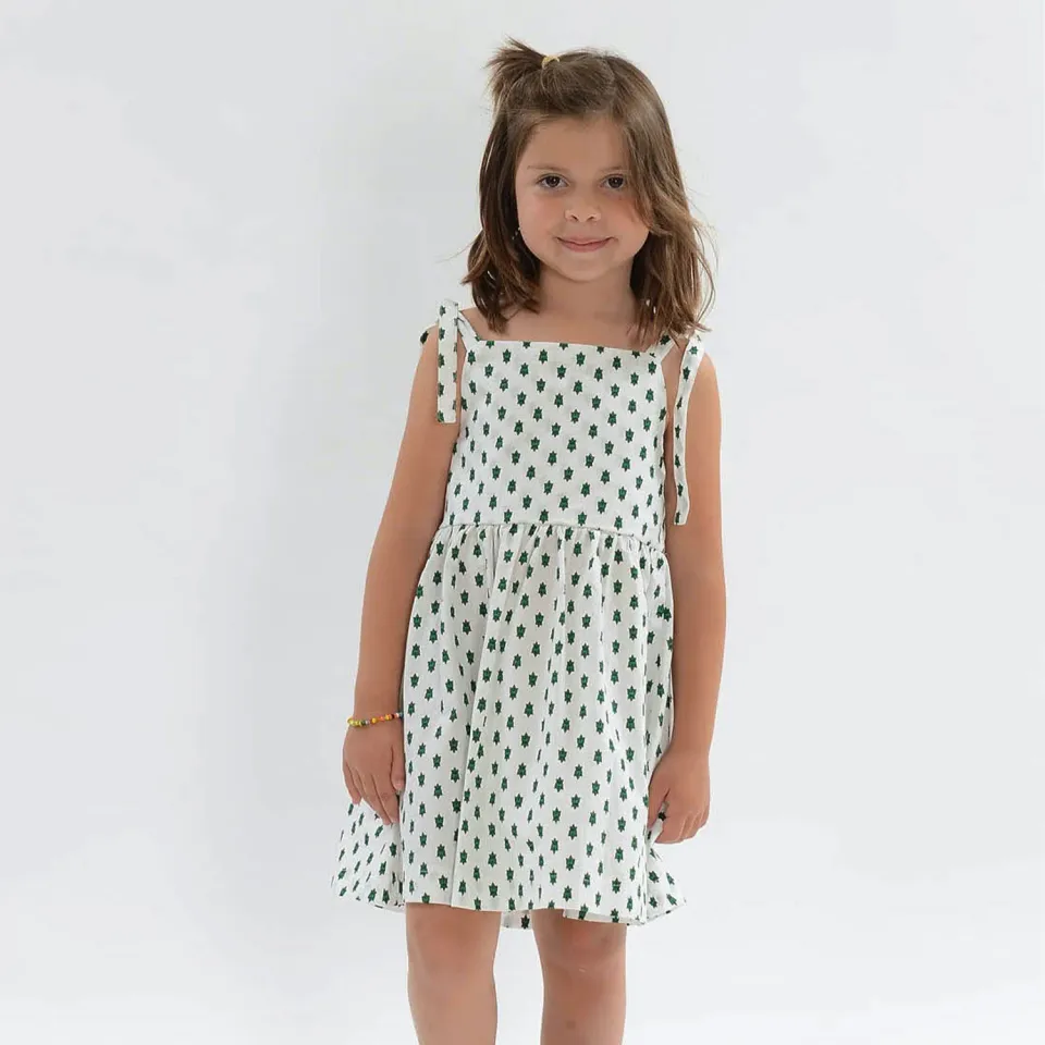 Mistral Calanque Mosca robe popeline coton fillette