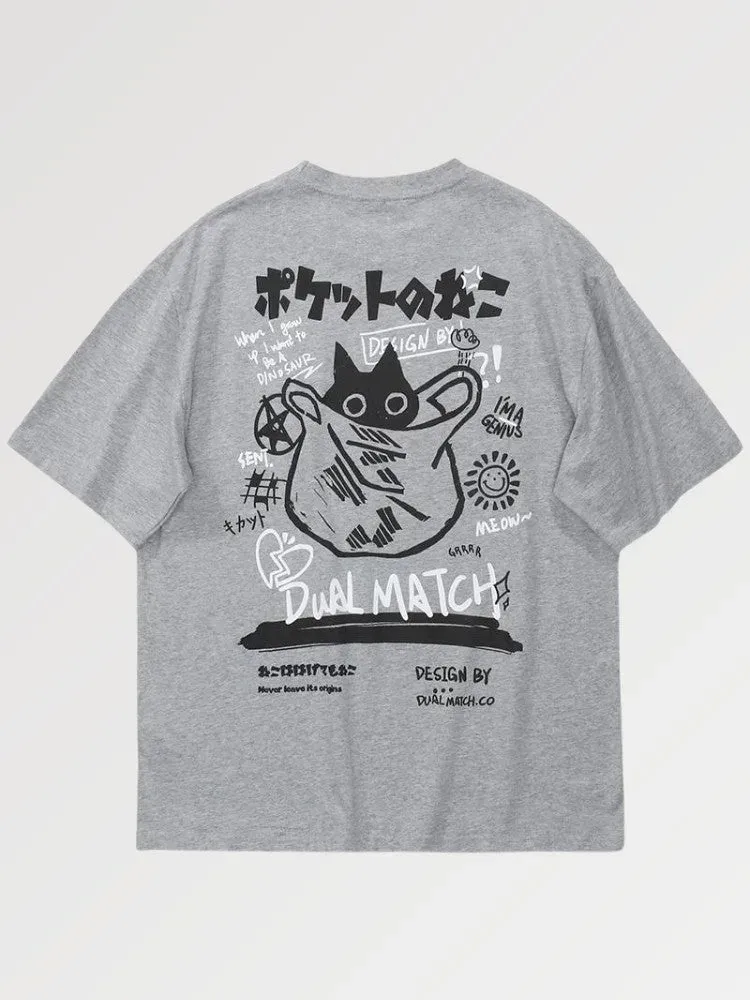 Japon style hikone t-shirt coton coupe régulière