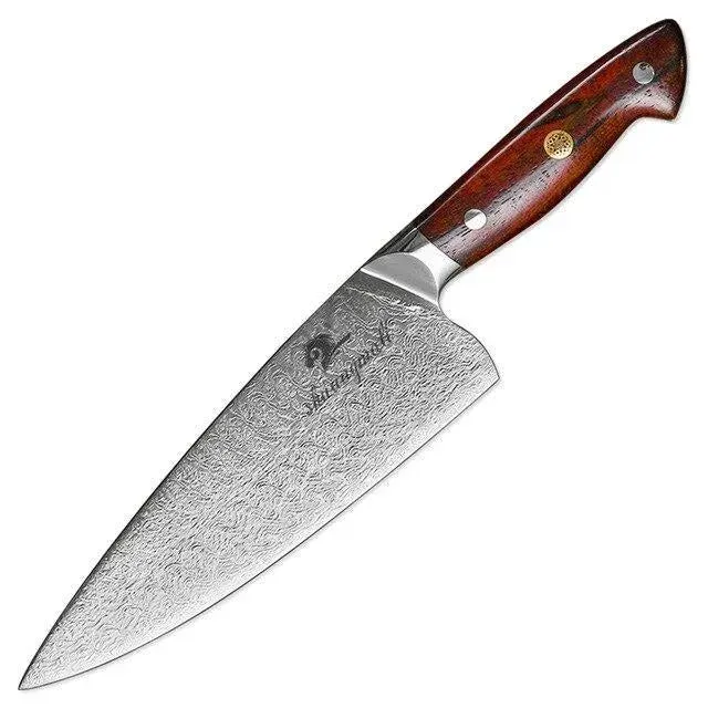 Japon style Damascus Kitchen Knife Izumo couteau damas 67 couches