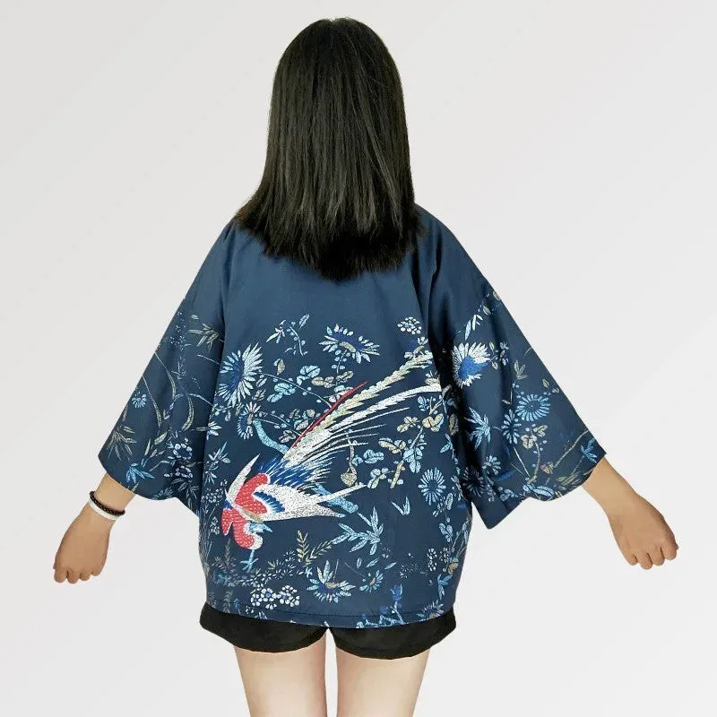 Japon style Soraka veste kimono soie