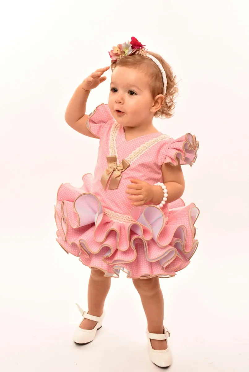 VIVA LA FERIA Vestido flamenco robe bébé avec culotte