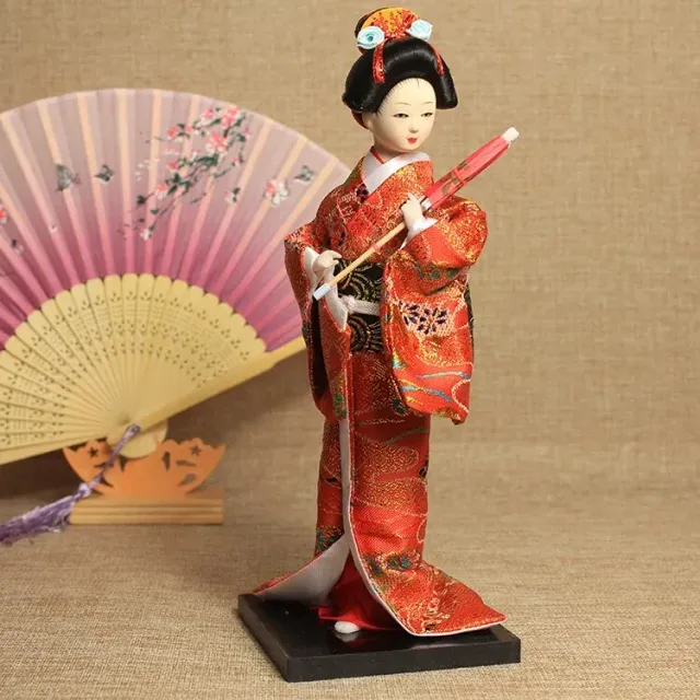 Japon style mini poupée japonaise décoration artisanale