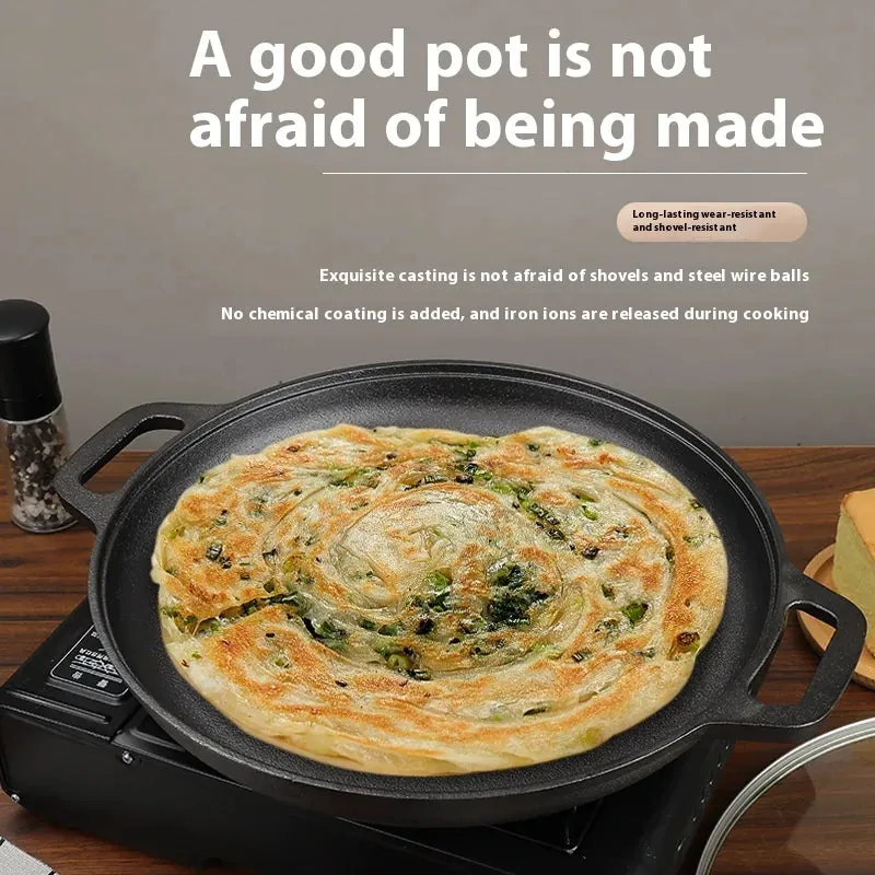 Esprit du Japon marmite fonte façon wok couvercle bois
