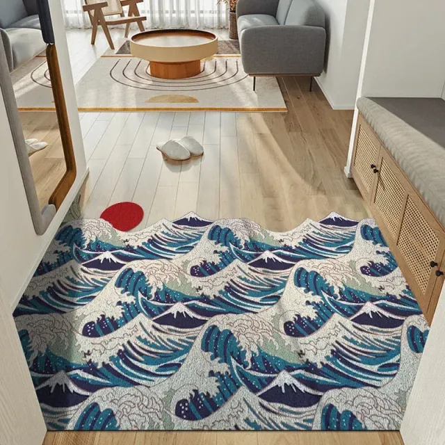 Japon style Vague tapis japonais