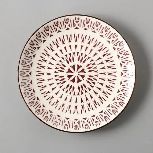 Japon style Shirkane 8 assiette sushi céramique