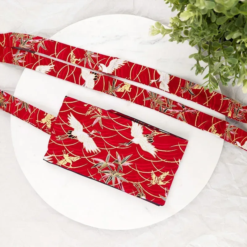 Japon style Hanami ceinture obi coton