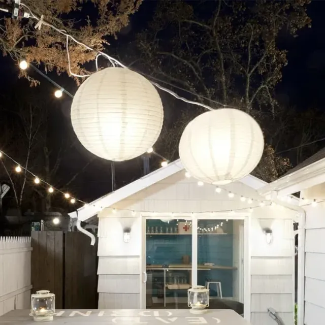 Japon style grande boule lumineuse zen