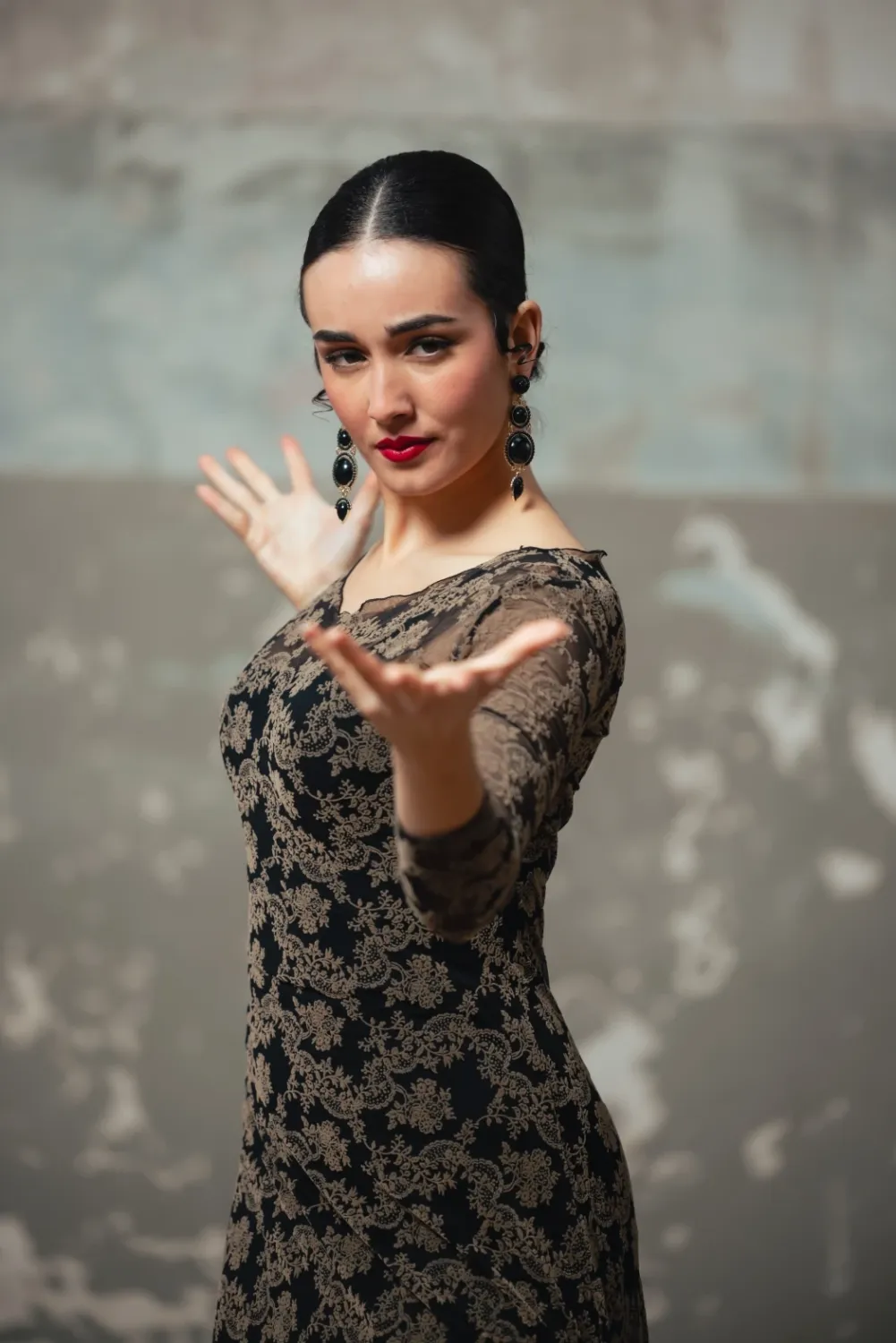 VIVA LA FERIA Rococó robe tulle imprimé adulte