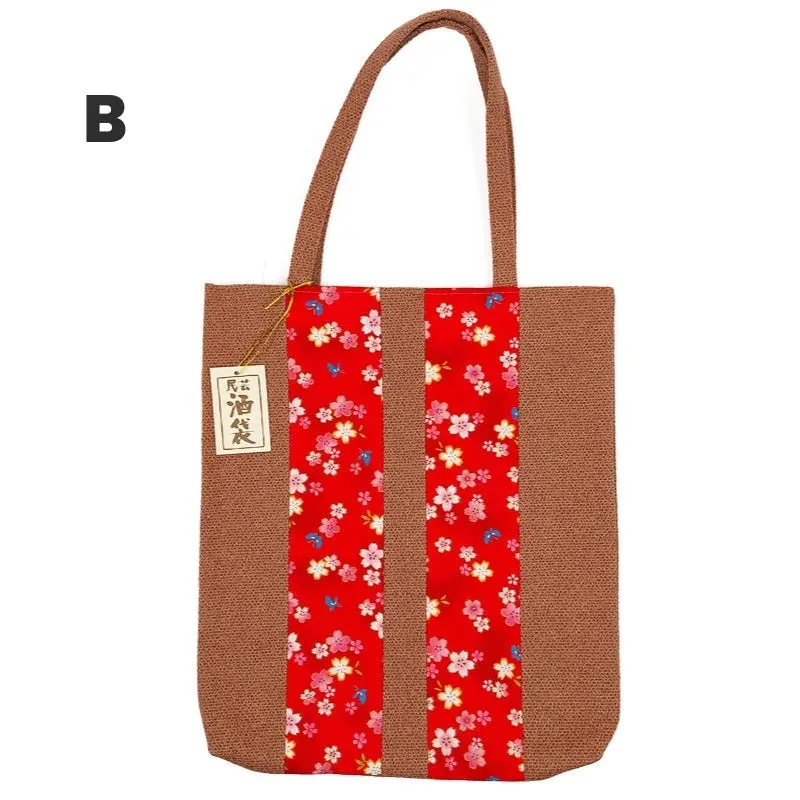 Japon style Motifs Japonais tote bag tissu kimono