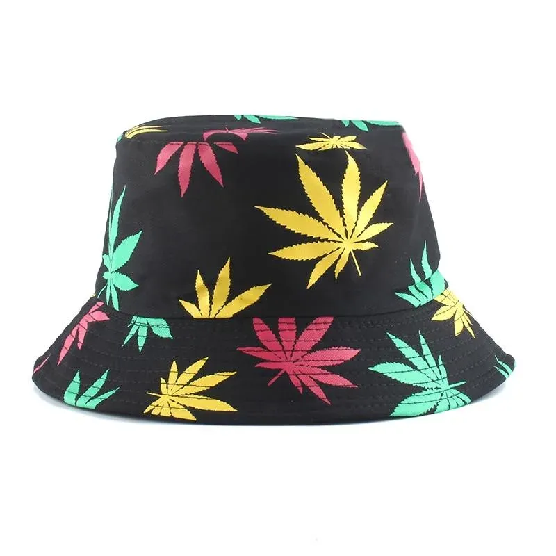 Japon style Bob Streetwear multi Cannabis imprimé