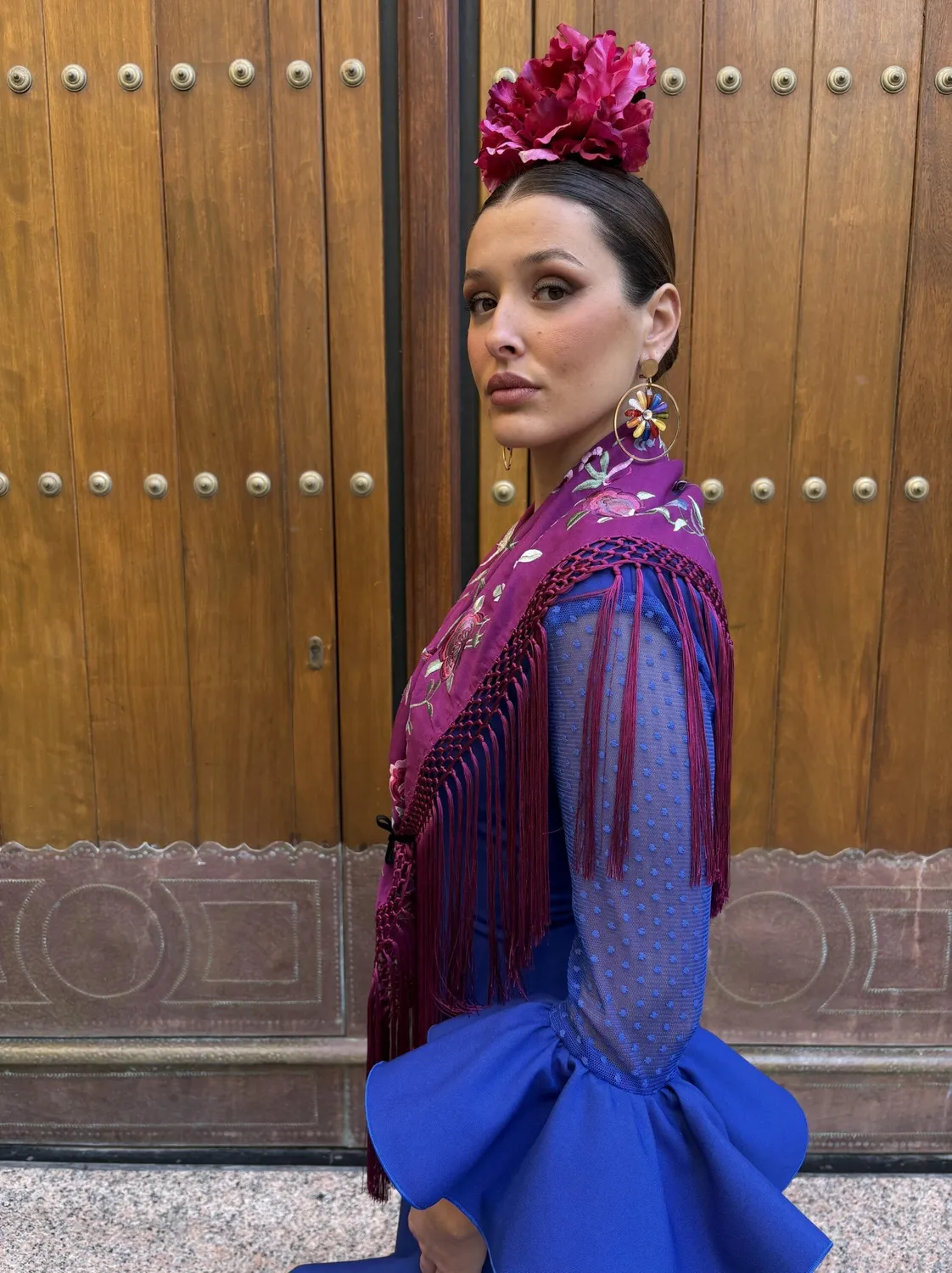 Viva La Feria Corin robe sévillane stretch
