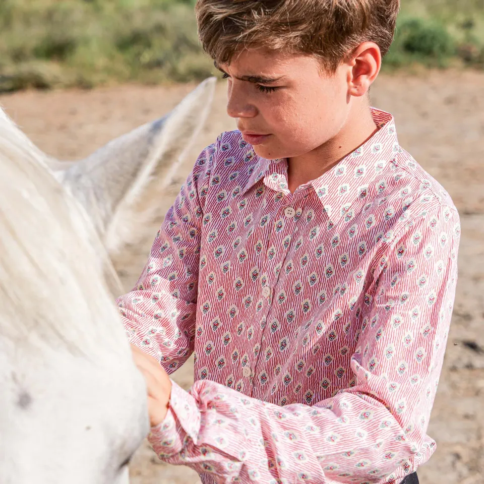 Mistral Pequelet Calisson chemise enfant voile coton