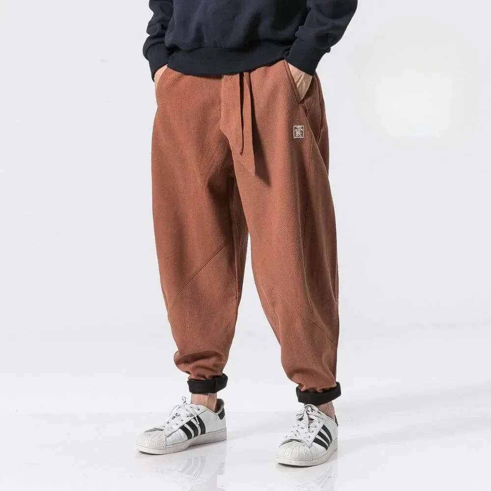 Japon style Akio pantalon harem confortable