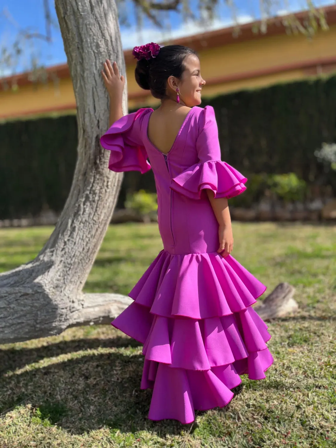 VIVA LA FERIA Triana robe flamenca fille