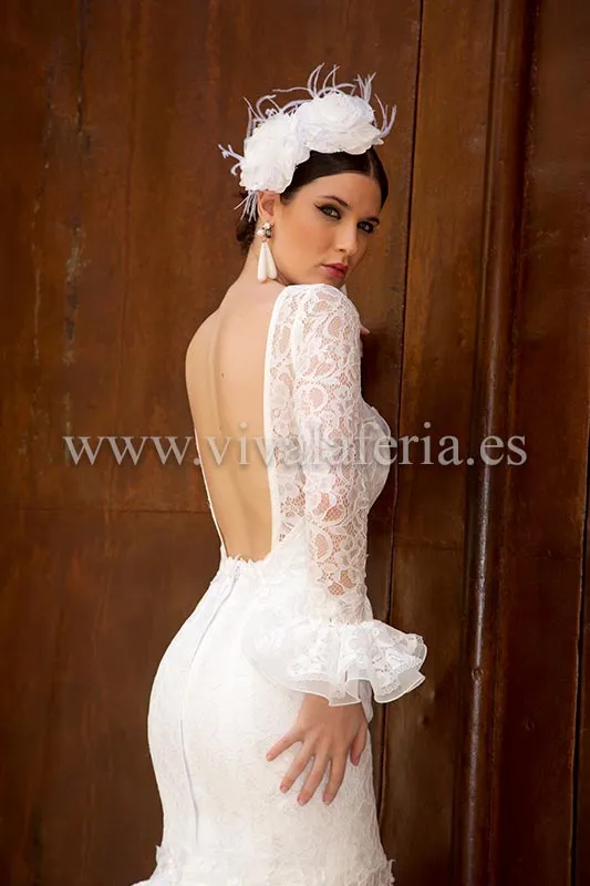 Viva La Feria Guadalupe robe mariée flamenca dentelle