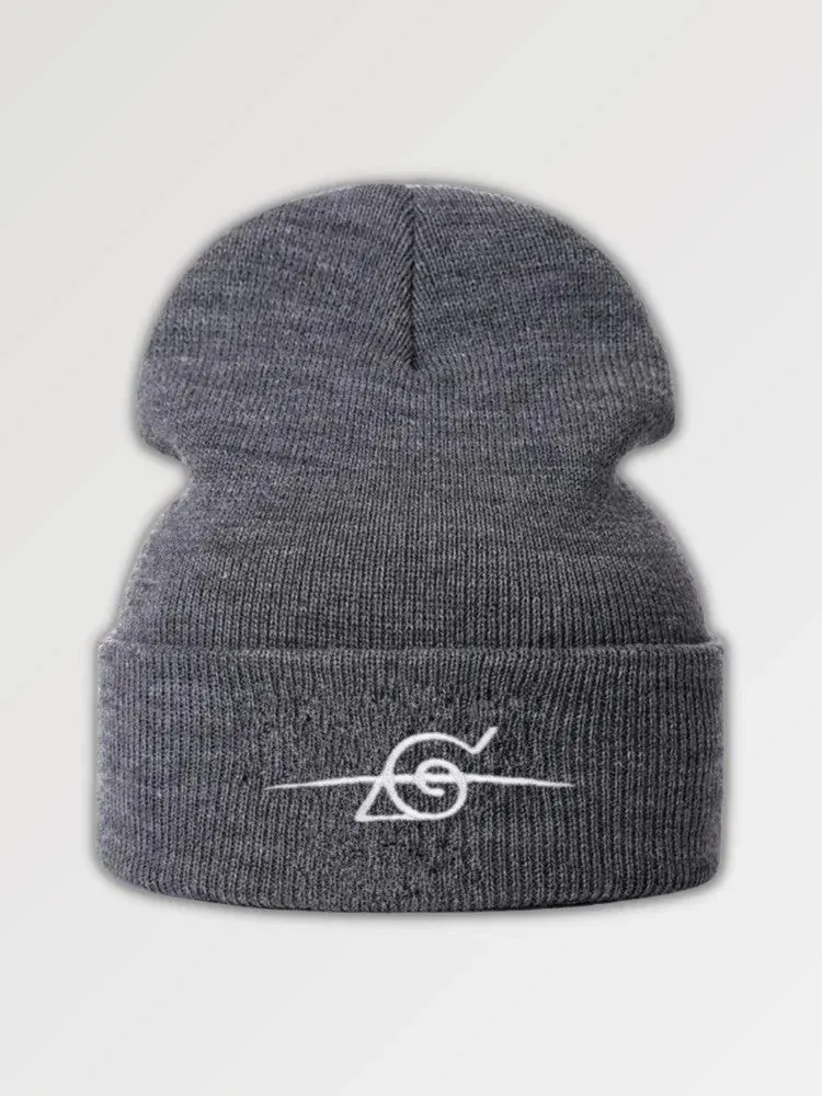Japon style Konoha Insigne Frontal bonnet en coton