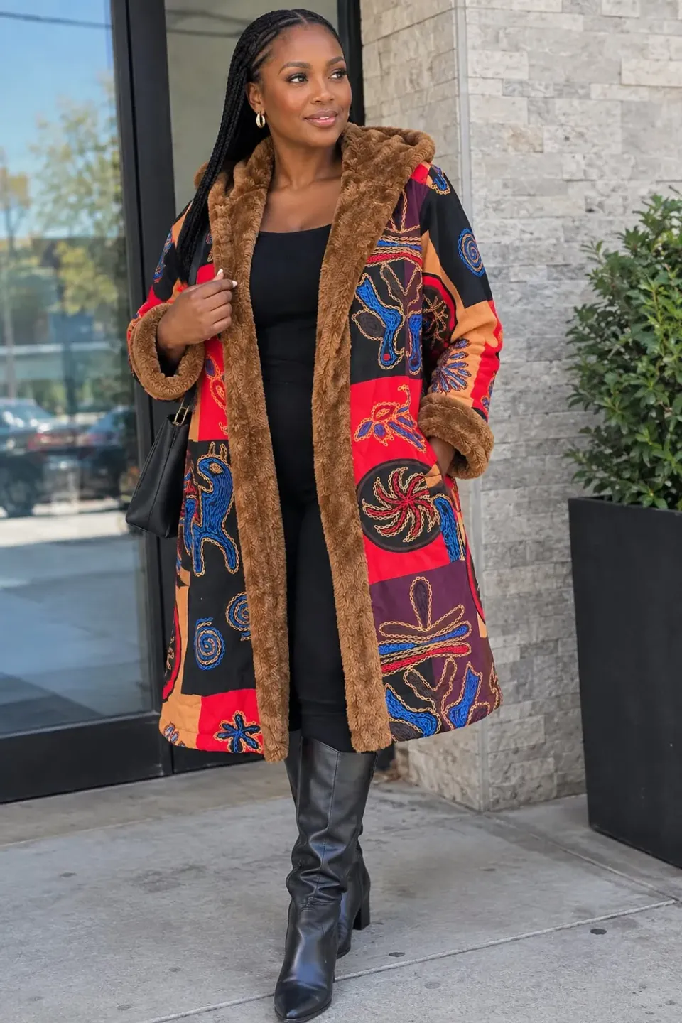 KAVAZI Fur Jacket veste femme en fourrure chaude