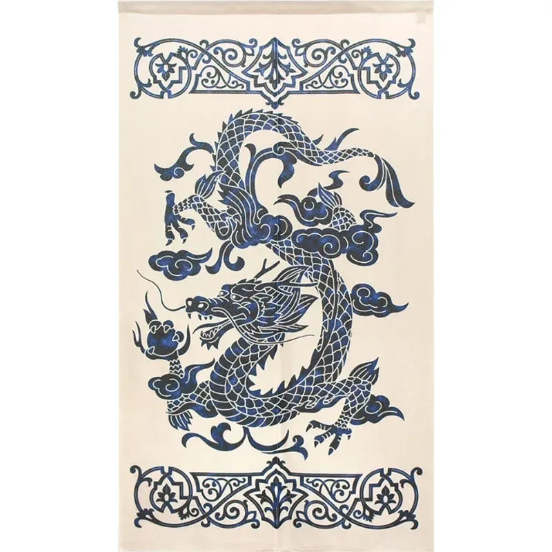 Japon style Noren Dragon rideau japonais protection