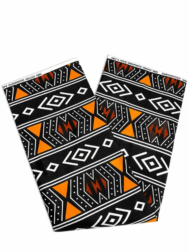 KAVAZI FB-66 tissu coton africain 6 yards
