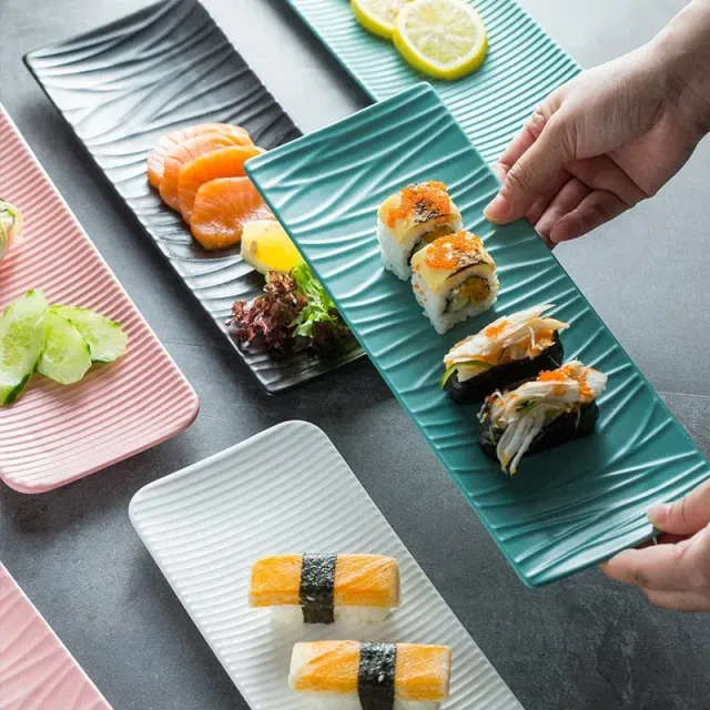 Japon style Assiette Sushi assiette