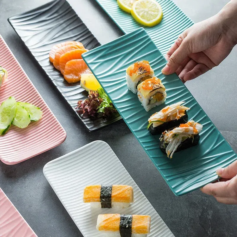 Japon style Assiette Sushi assiette