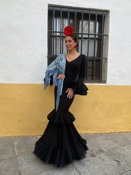 Viva La Feria Juncal robe flamenca canastera