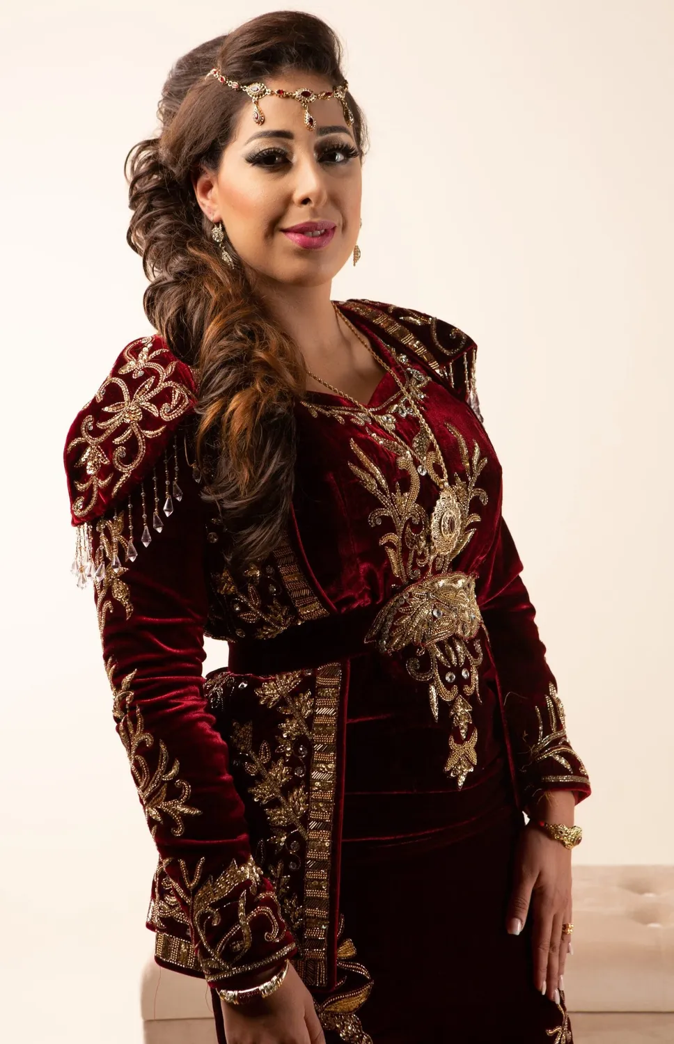 Célèbr'Orient Hind badroune mariée traîne amovible