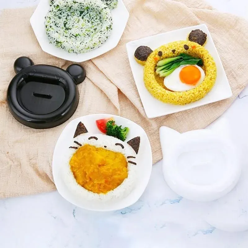 Japon style Bear And Cat Rice Mold Daimon moule à riz japonais