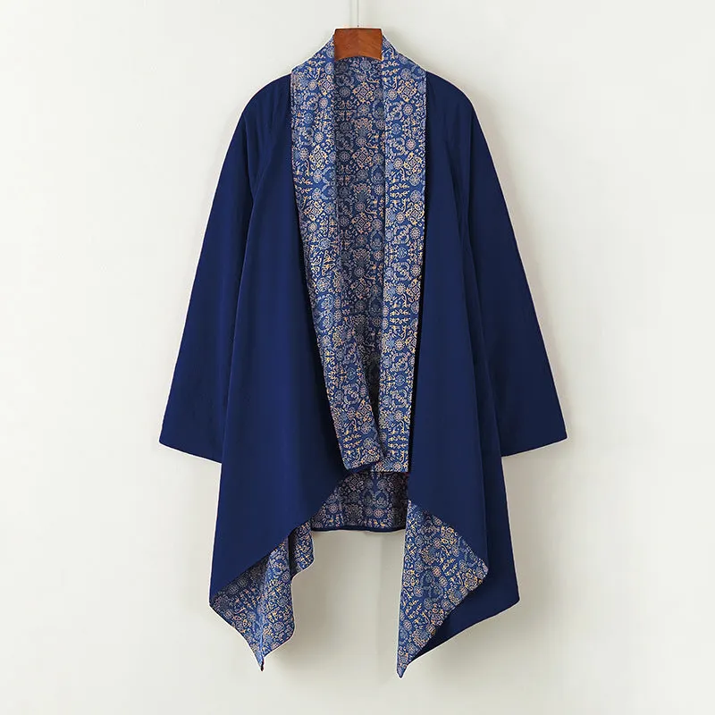 Esprit du Japon veste longue kimono homme ample
