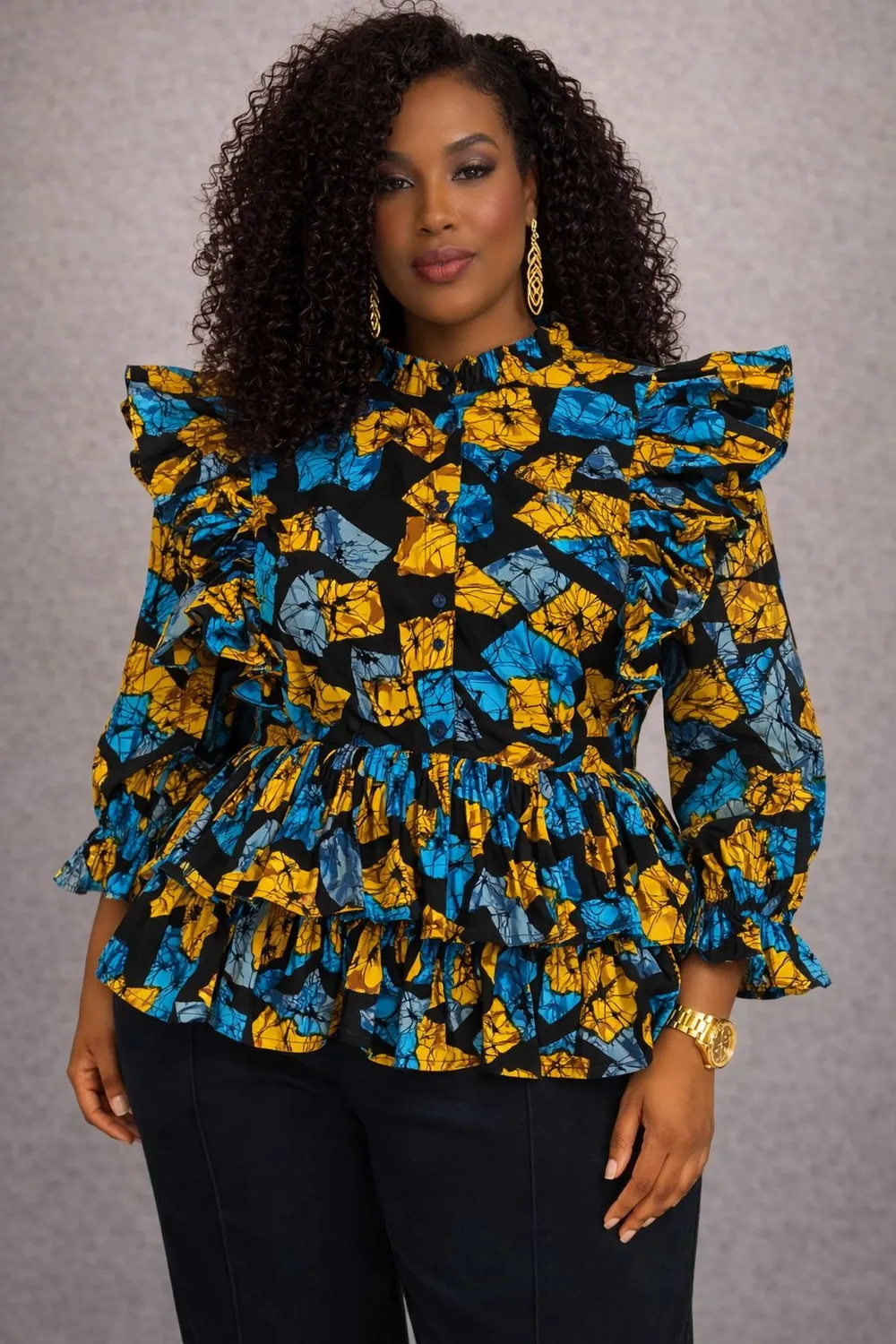 KAVAZI KVZ810 haut Boss Lady ankara à motifs