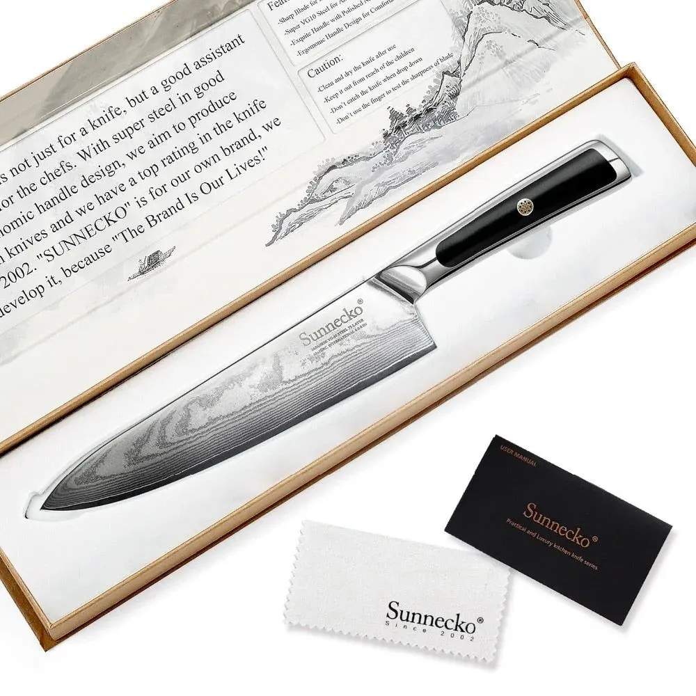 Japon style Professional Kitchen Knife Meiji couteau de chef damas