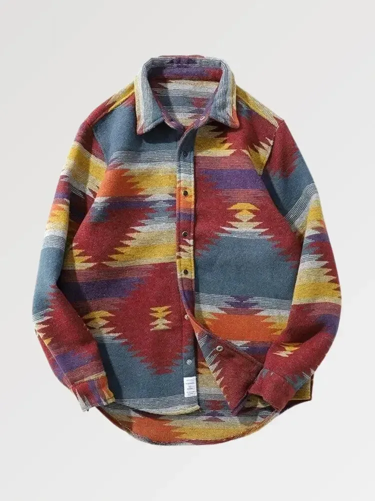 Japon style Chemise Agori flanelle homme oversize