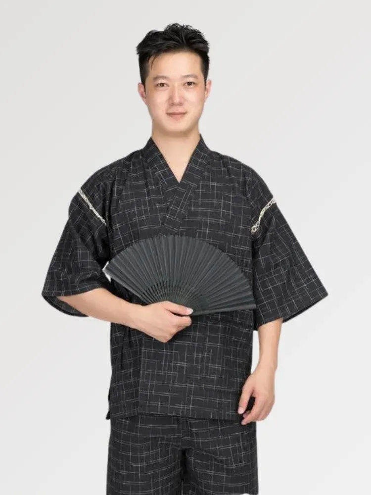Japon style Samura Set jinbei homme coton