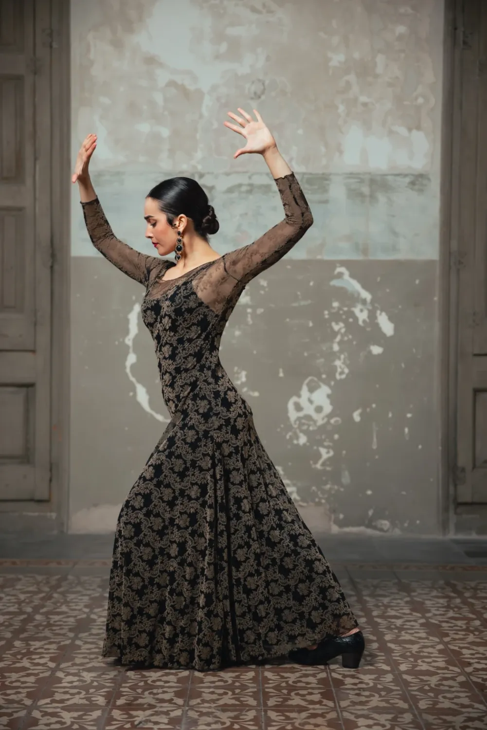 VIVA LA FERIA Rococó robe tulle imprimé adulte