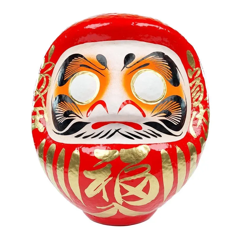 Japon style Très Grand Daruma Rouge figurine chance